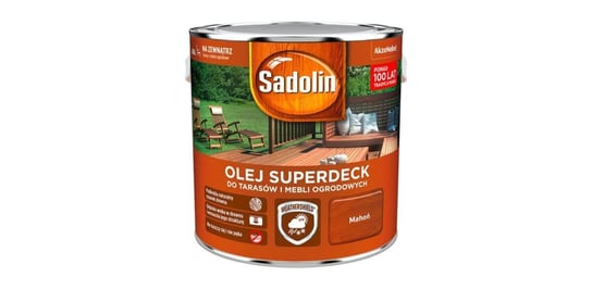 Olej Superdeck Mahoń 2,5L Sadolin SADOLIN