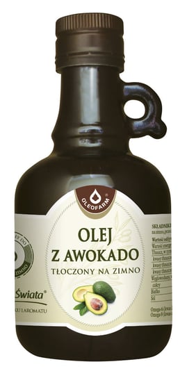 Olej z awokado tłoczony na zimno, suplement diety, 250 ml Oleofarm