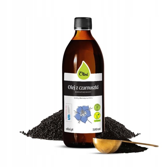 Olej z czarnuszki 500 ml Olini naturalny Olini