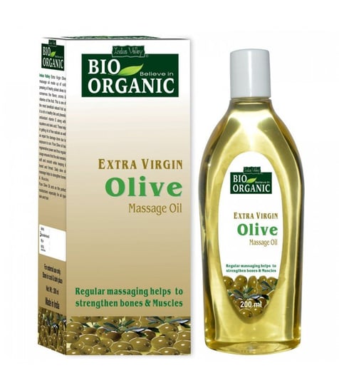 Olej z oliwek z dodatkiem innych olejów, do włosów, skóry i masażu, Bio Organic, 100 ml, Indus Valley Indus Valley