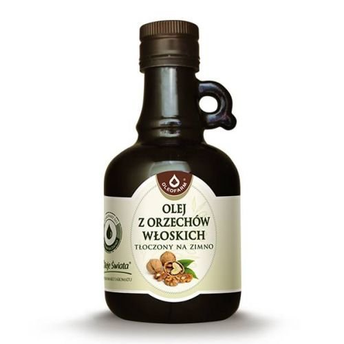 Olej z orzechów włoskich tłoczony na zimno Oleje świata 250ml Oleofarm Oleofarm