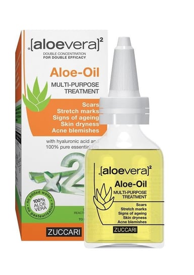 Olejek Aloe Vera 2 oil - 50 ml Usuwa niedoskonałości Zuccari