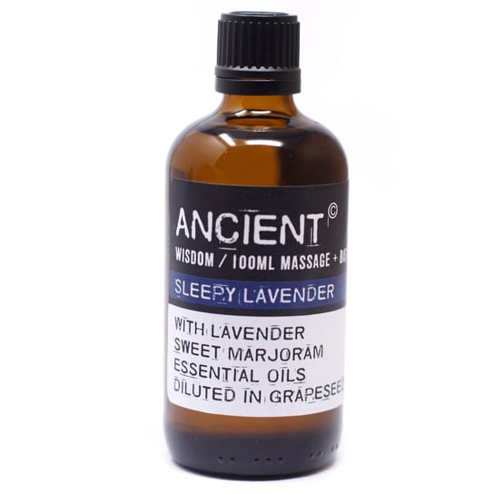 Olejek do Masażu USYPIAJĄCA LAWENDA Sleepy Lavender - 100 ml ANCIENT WISDOM