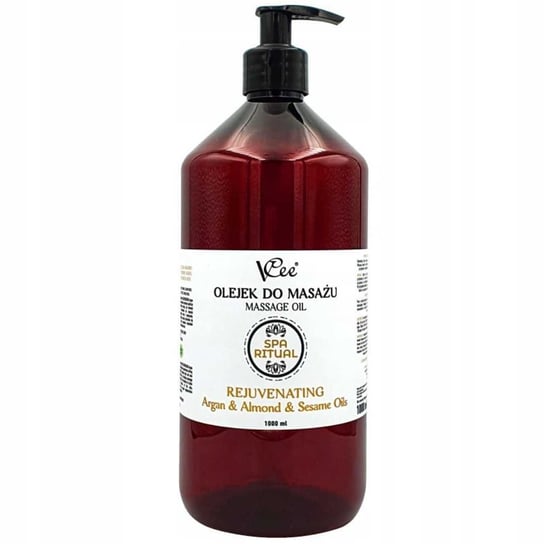 Olejek Do Masażu Vcee Naturalny - Odmładzający (Argan&Almond&Sesame) 1000 Ml VCee