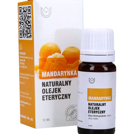 Olejek Eteryczny Mandarynka 100% Aromaterapia Spa Naturalne Aromaty