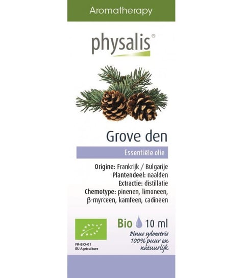 Olejek eteryczny sosna zwyczajna, suplement diety, BIO, 10 ml, Physalis Physalis