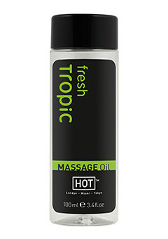 Olejek-Hot Massageoel Tropic - Fresh 100 Ml HOT