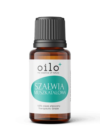 Olejek Szałwiowy / szałwia muszkatołowa dla kobiet (na hormony, na stres) OILO - Organic Oils