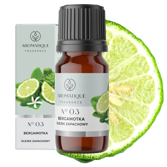 OLEJEK ZAPACHOWY AROMATIQUE 12ml Olejki BERGAMOTKA CYTRUSOWY ZAPACH Aromatique