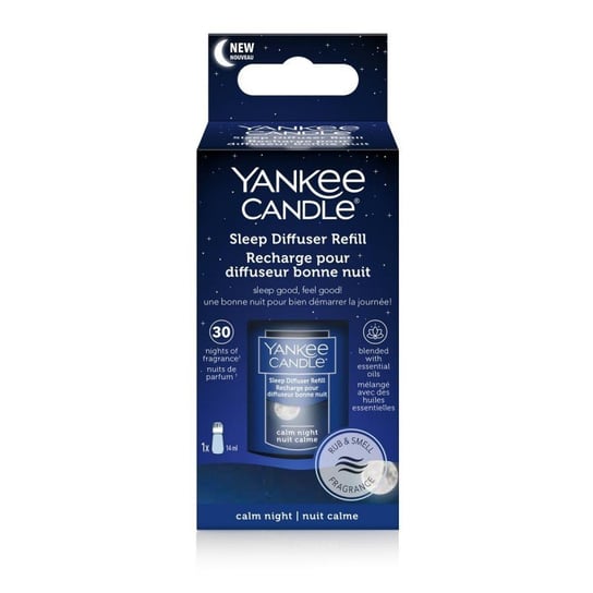 Olejek zapachowy (wkład) do dyfuzora elektrycznego Yankee Sleep Diffuzer Calm Night Spokojny Sen Yankee Candle