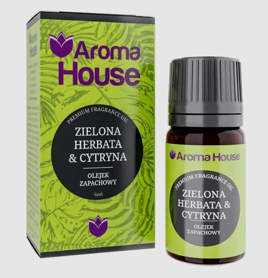 Olejek Zapachowy Zielona Herbata & Cytryna - 6 ml Aroma House