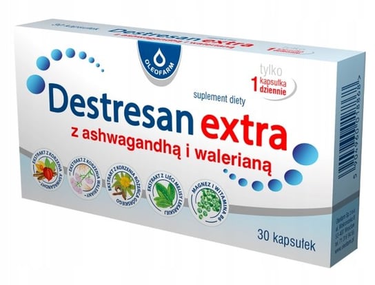 Oleofarm, Destresan Extra, Ashwagandha Waleriana, x30 Suplement diety Oleofarm