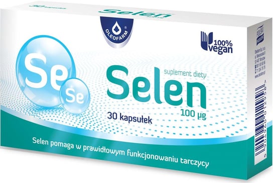 Oleofarm, Suplement diety Selen, 30 kaps. Oleofarm