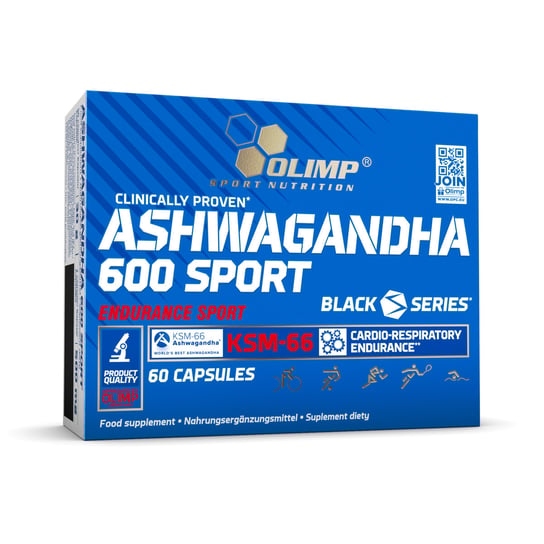 Olimp Ashwagandha 600 Sport Edition (KSM-66®) - Suplement diety, 60 kaps. Olimp Labs