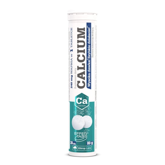 Olimp Calcium - Suplement diety, 20 tabletek Musujących - Cytryna Olimp Labs