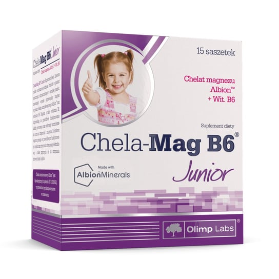 Olimp Chela-Mag B6® Junior - 15 Saszetek - Pomarańcza Suplement diety Olimp Labs