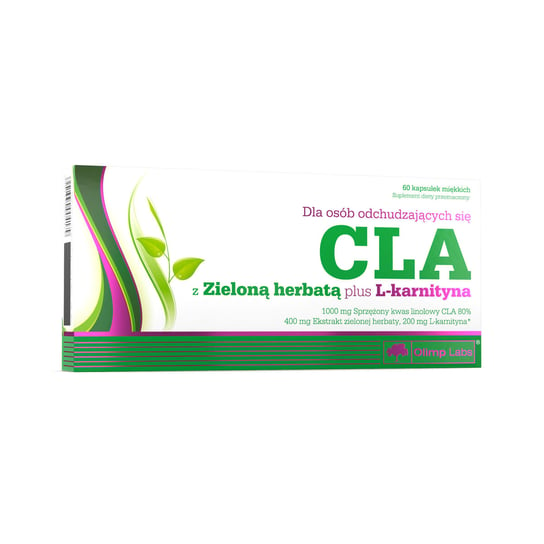 Olimp CLA z Zieloną Herbatą plus L-karnityna - Suplement diety, 60 kaps. Olimp Labs