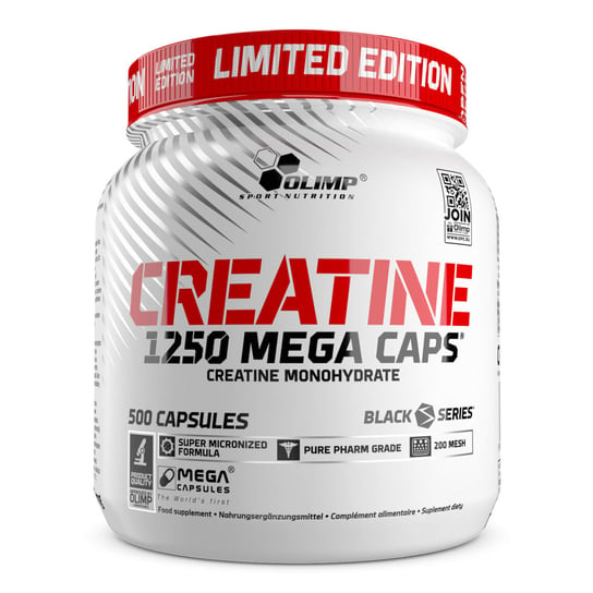 Olimp Creatine 1250 Mega Caps®, Suplement diety, 500 Kapsułek - Limited Edition Olimp