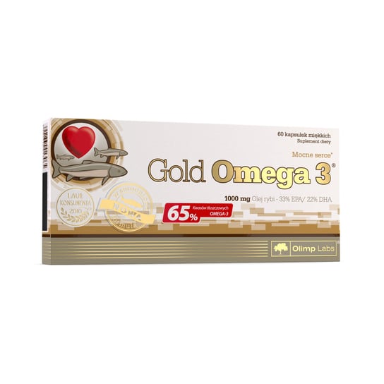 Olimp Gold Omega 3 (65%) - Suplement diety, 60 kaps. Olimp Labs