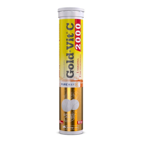 Olimp Gold-Vit® C 2000 - Suplement diety, 20 tabletek Musujących - cytryna Olimp Labs