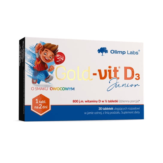 Olimp Gold-Vit® D3 Junior - Suplementy diety, 30 tabletek Olimp Labs