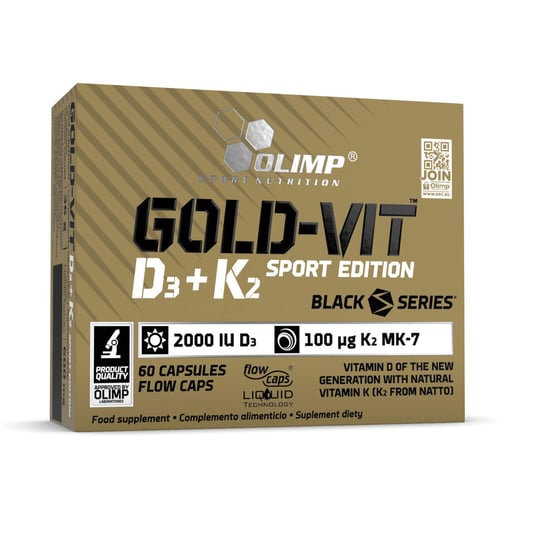 Olimp Gold-Vit® D3+K2 2000 IU Sport Edition - 60 Kapsułek Olimp