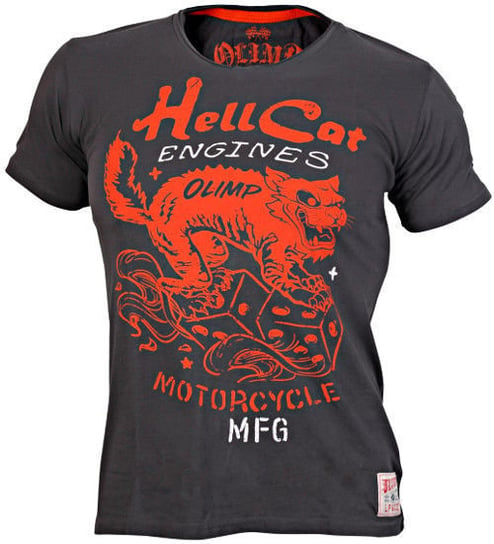 Olimp Live & Fight, T-shirt męski, Tee Hell Cat, rozmiar XL Olimp Live & Fight