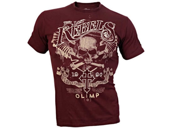 Olimp Live & Fight, T-shirt męski z krótkim rękawem, Lost Rebels, rozmiar M Olimp Live & Fight