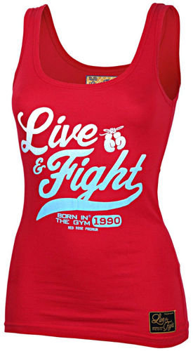 Olimp Live & Fight, Top, Original 90, czerwony, rozmiar L Olimp Live & Fight