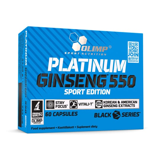 Olimp Platinum Ginseng® 550 Sport Edition - 60 Kapsułek Olimp