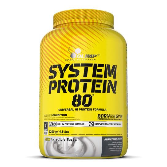 Olimp System Protein 80® - 2200 g - Wanilia Olimp