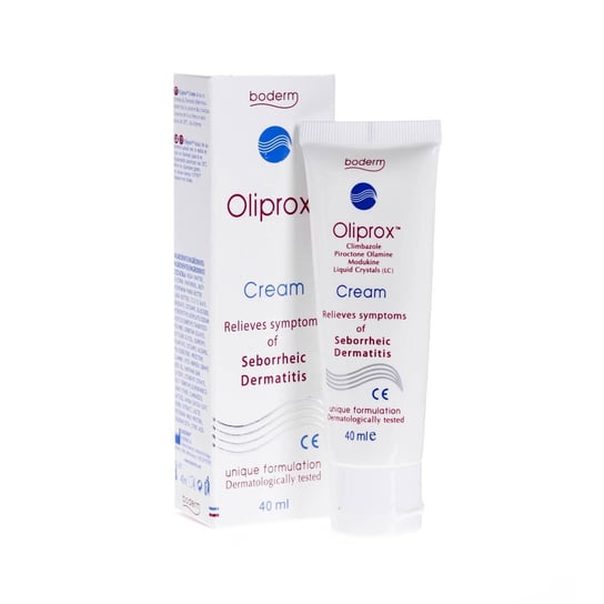 Oliprox krem, usuwa objawy łojotokowego zapalenia skóry, 40 ml Boderm
