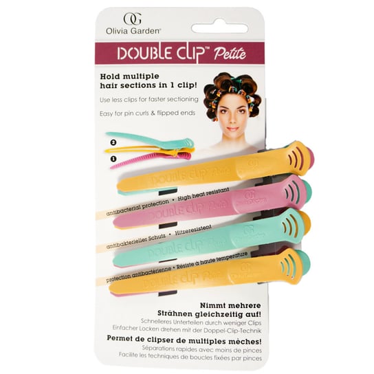 Olivia Garden Double Clip Petite | Podwójne klipsy do włosów 4 szt. (małe, kolorowe) Olivia Garden