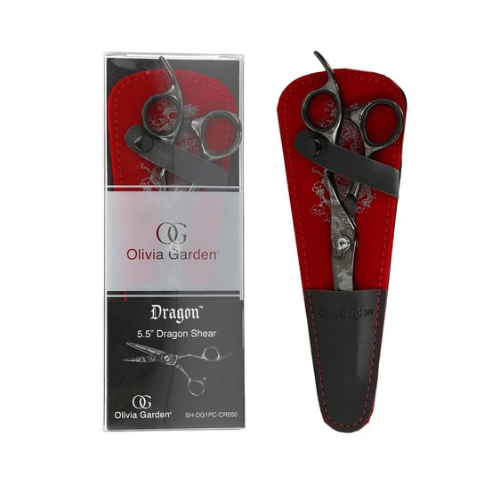 Olivia Garden, Dragon, nożyczki do strzyżenia 5.5, 1 szt. Olivia Garden