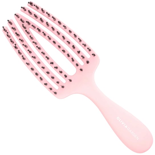 Olivia Garden Finger Brush Care Mini Kids - szczotka do rozczesywania włosów dla dzieci, różowa Inna marka