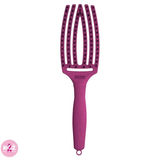 Olivia Garden, Fingerbrush Combo Amazonki, Szczotka do włosów 2022 Bright Pink Olivia Garden