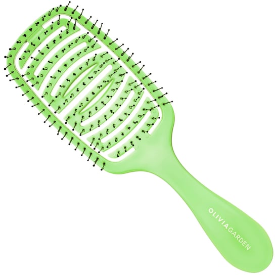 Olivia Garden, Idetangle Pride Green Zielona Szczotka Do Rozczesywania Włosów, Nie Wyrywa, Zapobiega Elektryzowaniu Olivia Garden