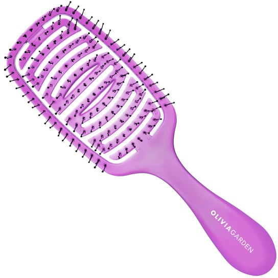 Olivia Garden, Idetangle Pride Purple Fioletowa Szczotka Do Rozczesywania Włosów, Nie Wyrywa, Zapobiega Elektryzowaniu Olivia Garden