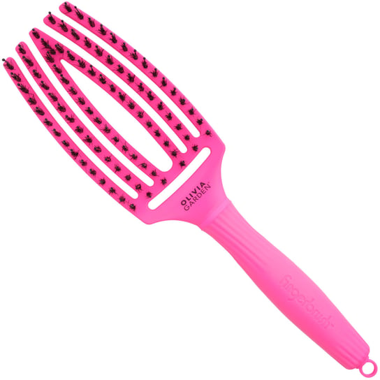 Olivia Garden, Medium Neon Pink, Szczotka Do Włosów, Finger Brush Olivia Garden
