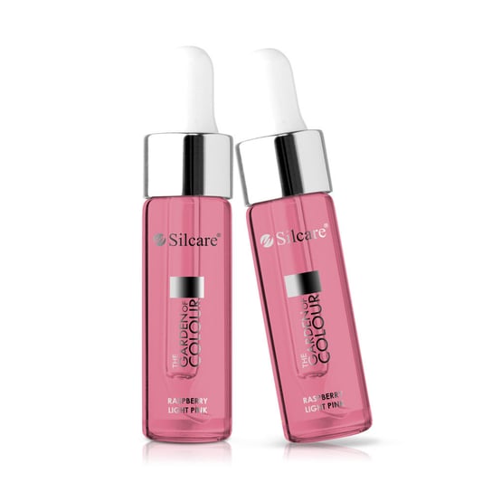 Oliwka do paznokci i skórek The Garden of Colour z pipetą Raspberry Light Pink 15 ml Silcare