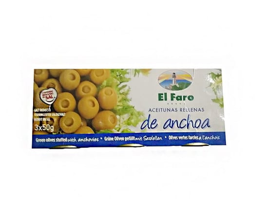 Oliwki Z Anchois 3X50G El Faro EL FARO