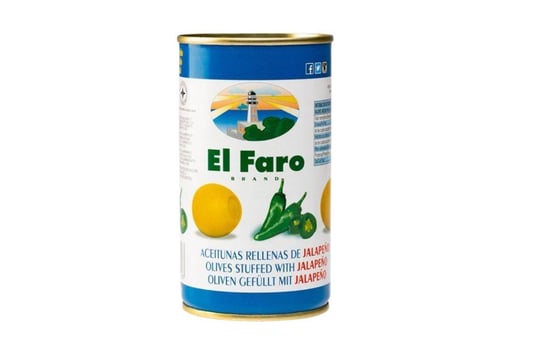 Oliwki zielone nadziewane Jalapeno 350 g EL FARO EL FARO