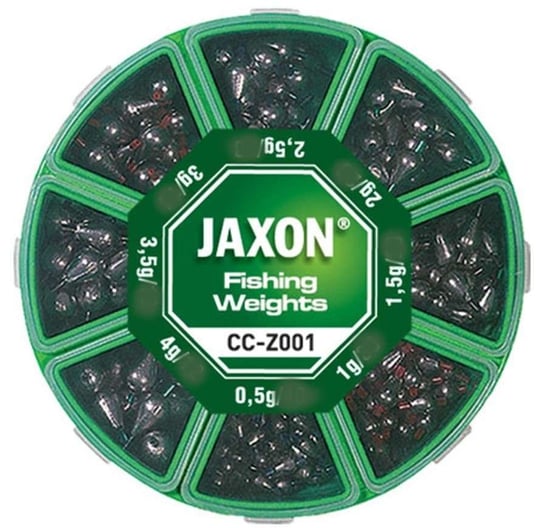 Ołów wędkarski Jaxon Łezki 0,5g +1,0g +1,5g +2,0g +2,5g +3,0g +3,5g +4,0g Jaxon