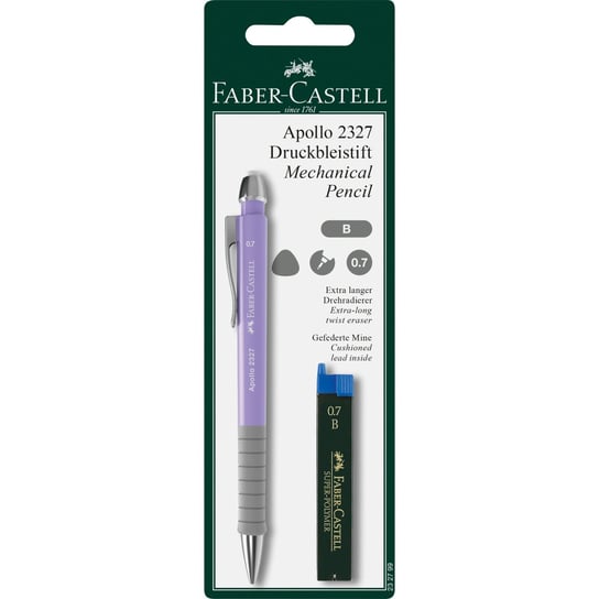 ołówek automatyczny apollo faber-castell + wkłady blister Faber-Castell
