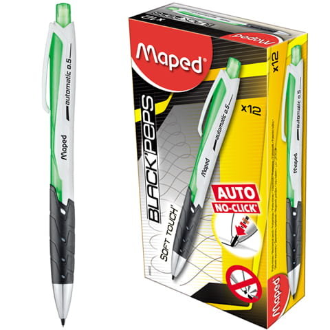 Ołówek automatyczny blackpeps 0,5 mm zielony pudełko Maped 559533 Maped