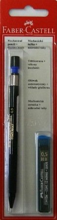 Ołówek automatyczny Contura + Grafity Faber-Castell