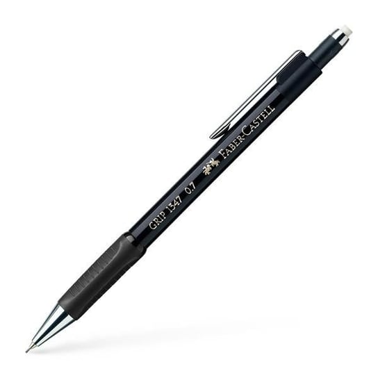 Ołówek automatyczny Grip 1347, 0,7 mm, czarny Faber-Castell