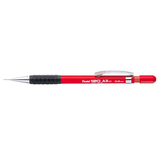 Ołówek Automatyczny Pentel A313 0.3 Mm Czerwony, Czerwony Pentel