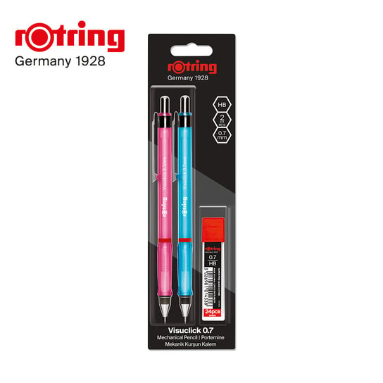 Ołówek automatyczny Rotring Visuclick DUO 0.7mm Niebieski różowy - 2102711 ROTRING