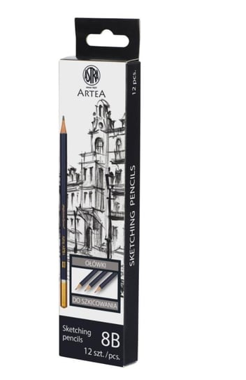 Ołówek do szkicowania 8B Artea Box (12szt) ASTRA Astra